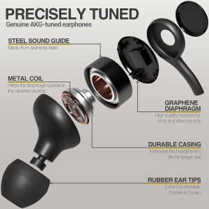 هدفون داخل گوش با سیم طرح سامسونگ مدل  +AKG S10